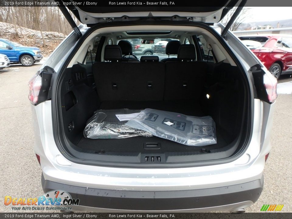 2019 Ford Edge Titanium AWD Ingot Silver / Ebony Photo #4