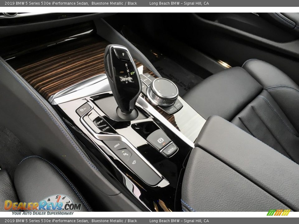 2019 BMW 5 Series 530e iPerformance Sedan Bluestone Metallic / Black Photo #7