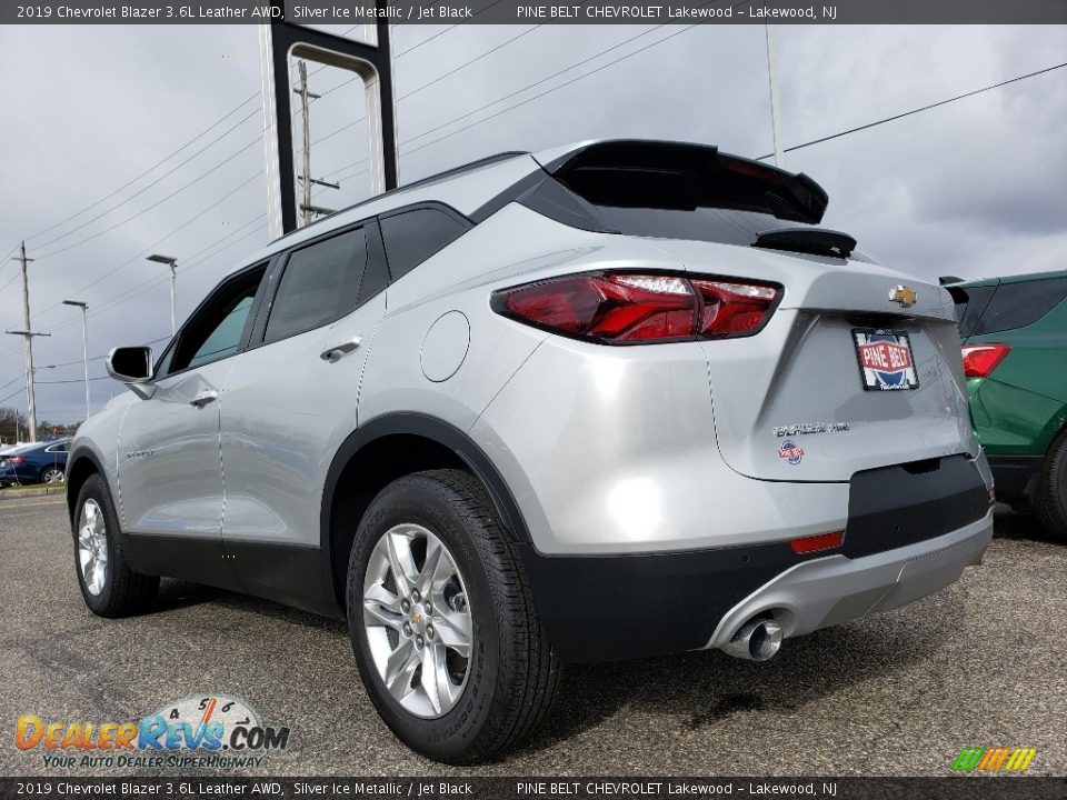 2019 Chevrolet Blazer 3.6L Leather AWD Silver Ice Metallic / Jet Black Photo #4