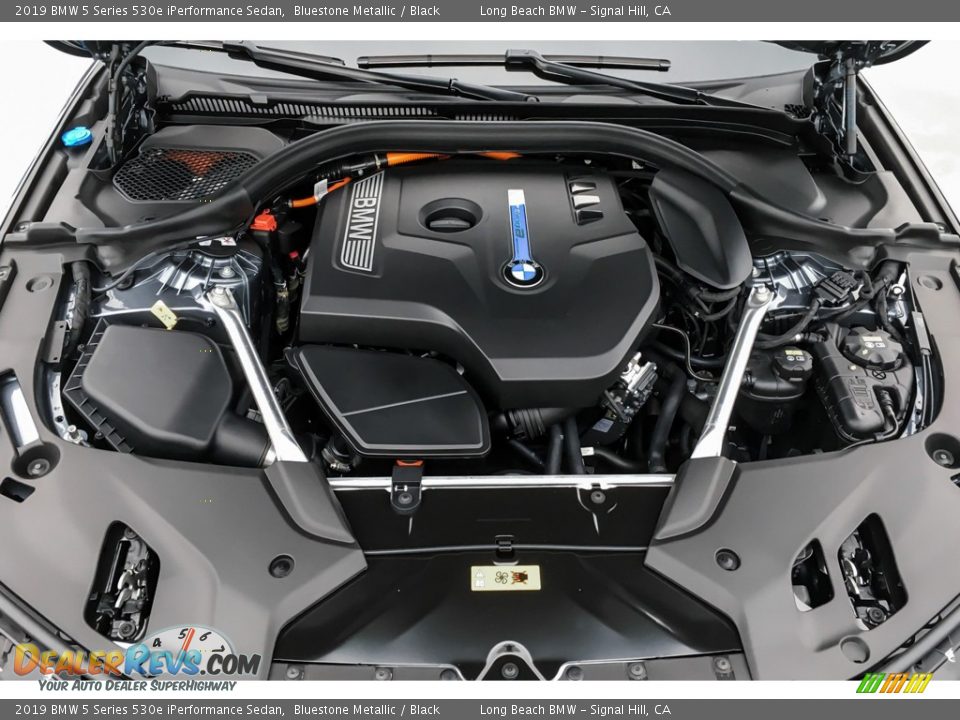 2019 BMW 5 Series 530e iPerformance Sedan Bluestone Metallic / Black Photo #8