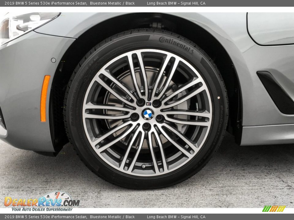 2019 BMW 5 Series 530e iPerformance Sedan Bluestone Metallic / Black Photo #9