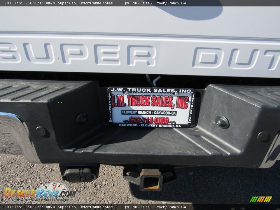 2015 Ford F250 Super Duty XL Super Cab Oxford White / Steel Photo #32