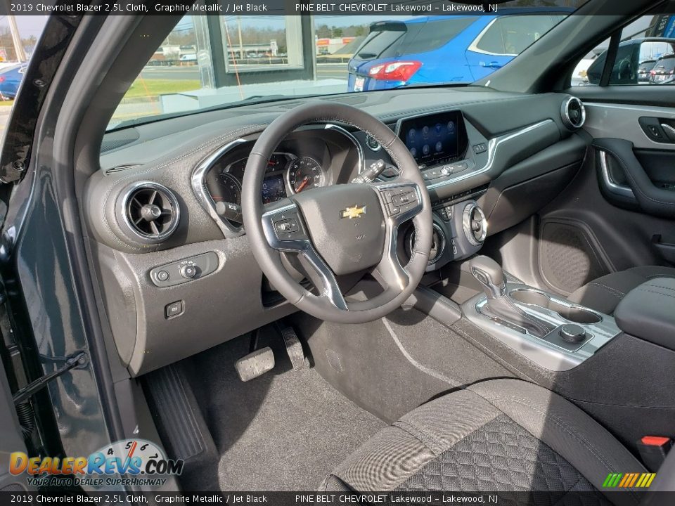 Jet Black Interior - 2019 Chevrolet Blazer 2.5L Cloth Photo #7