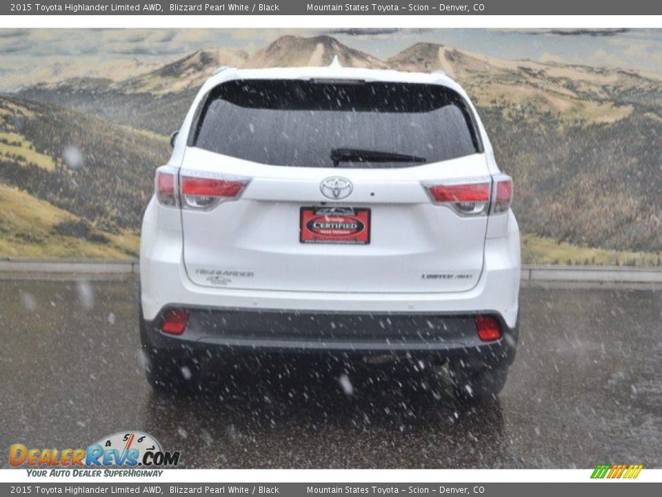 2015 Toyota Highlander Limited AWD Blizzard Pearl White / Black Photo #9