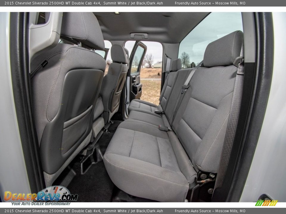 2015 Chevrolet Silverado 2500HD WT Double Cab 4x4 Summit White / Jet Black/Dark Ash Photo #23