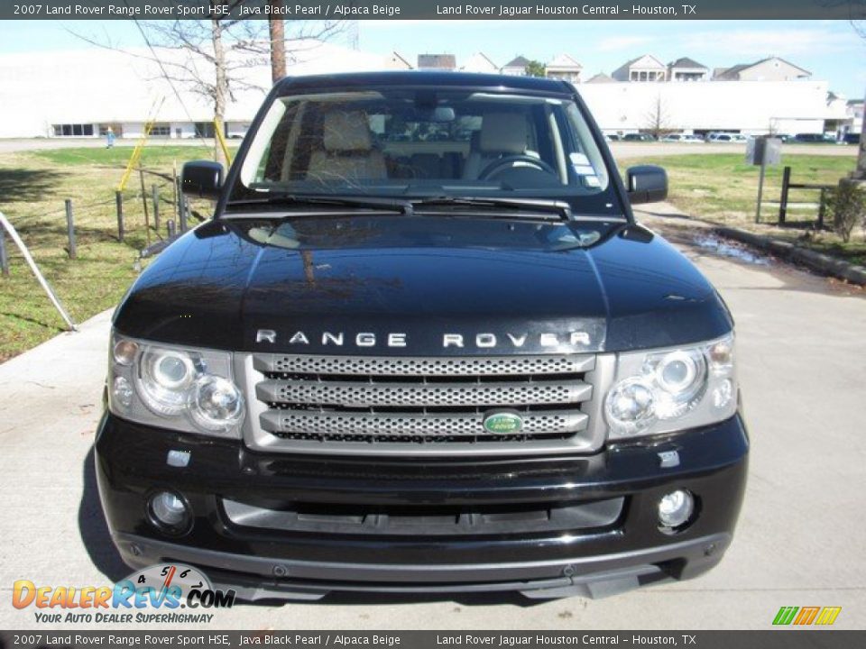 2007 Land Rover Range Rover Sport HSE Java Black Pearl / Alpaca Beige Photo #11