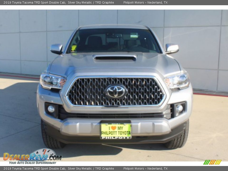 2019 Toyota Tacoma TRD Sport Double Cab Silver Sky Metallic / TRD Graphite Photo #3