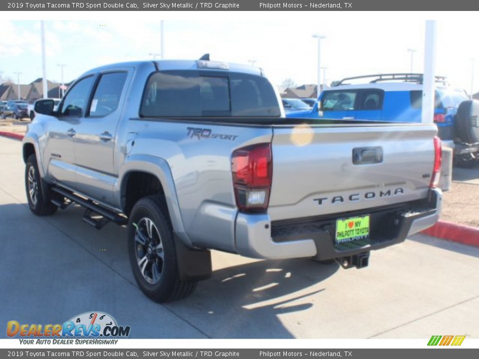 2019 Toyota Tacoma TRD Sport Double Cab Silver Sky Metallic / TRD Graphite Photo #7