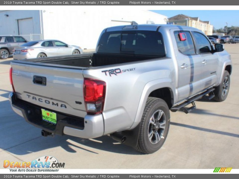 2019 Toyota Tacoma TRD Sport Double Cab Silver Sky Metallic / TRD Graphite Photo #9