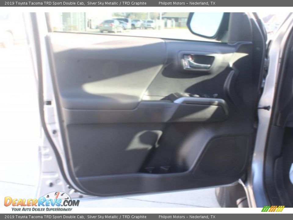 2019 Toyota Tacoma TRD Sport Double Cab Silver Sky Metallic / TRD Graphite Photo #10