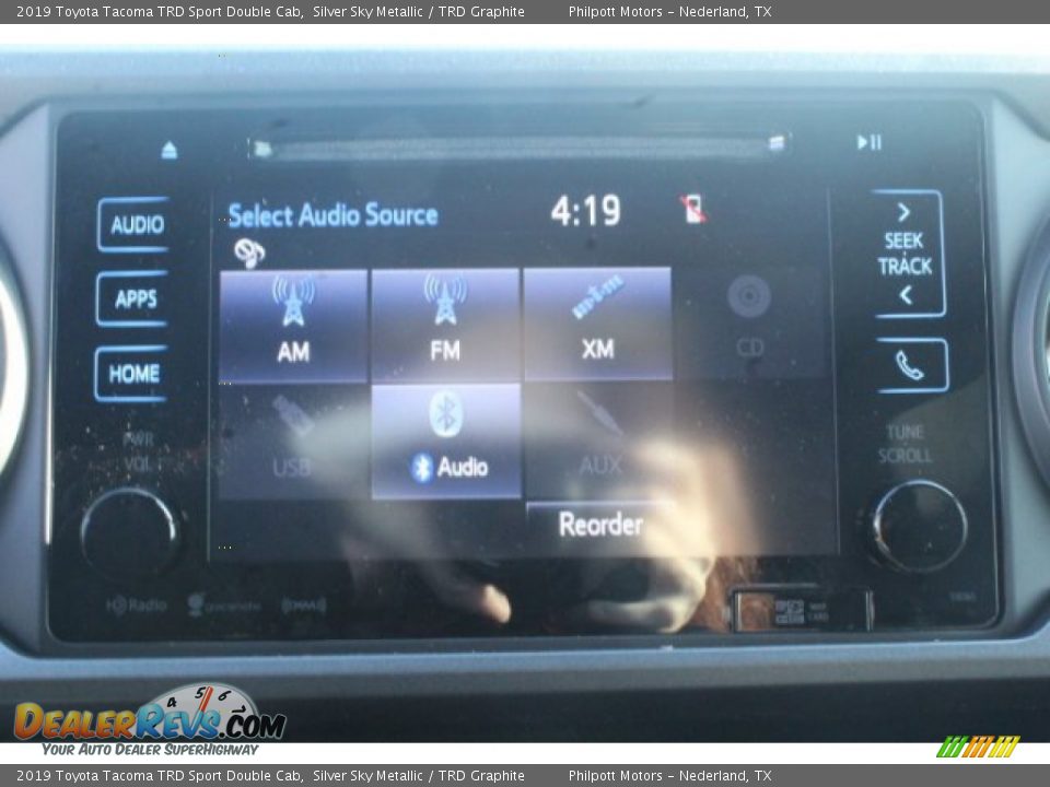 2019 Toyota Tacoma TRD Sport Double Cab Silver Sky Metallic / TRD Graphite Photo #12