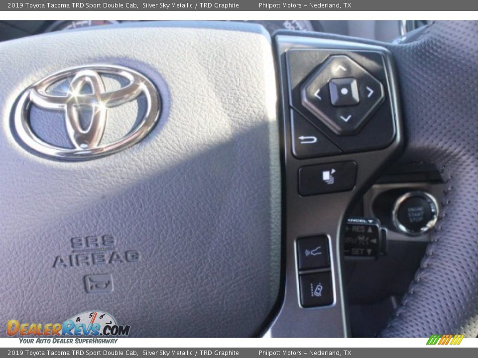2019 Toyota Tacoma TRD Sport Double Cab Steering Wheel Photo #16