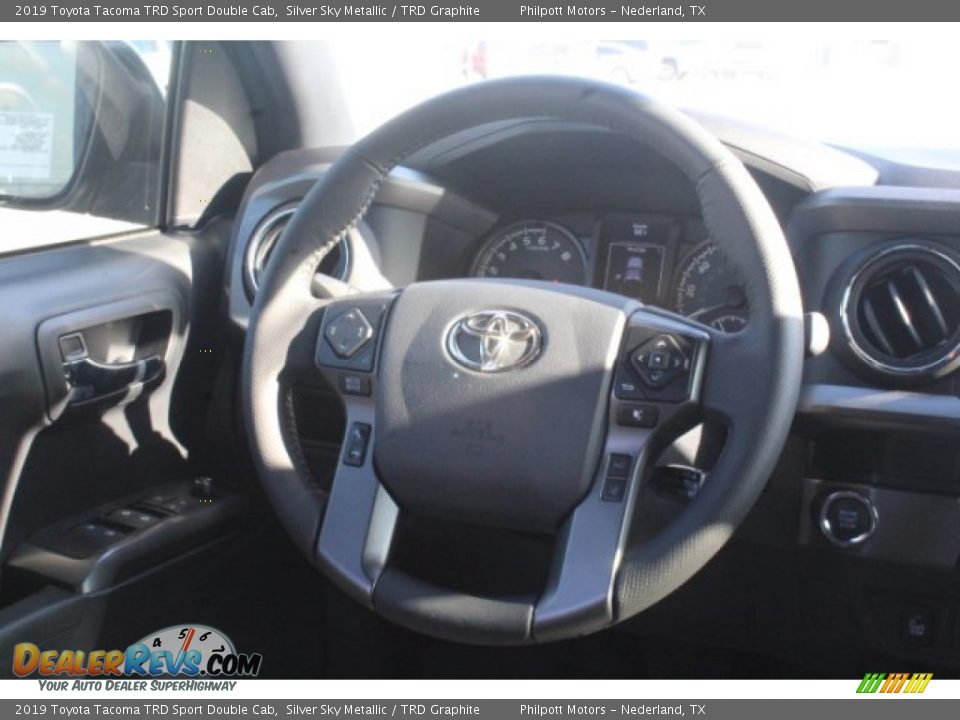 2019 Toyota Tacoma TRD Sport Double Cab Silver Sky Metallic / TRD Graphite Photo #20