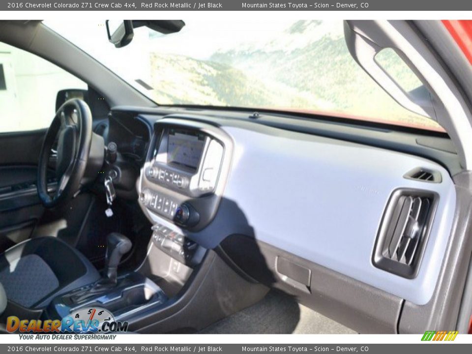 2016 Chevrolet Colorado Z71 Crew Cab 4x4 Red Rock Metallic / Jet Black Photo #16
