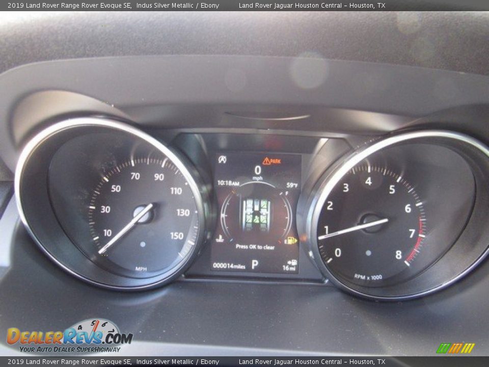2019 Land Rover Range Rover Evoque SE Gauges Photo #29