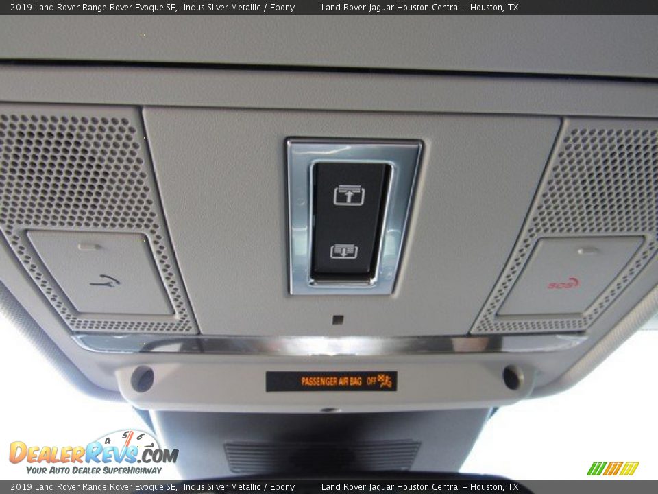 2019 Land Rover Range Rover Evoque SE Indus Silver Metallic / Ebony Photo #35