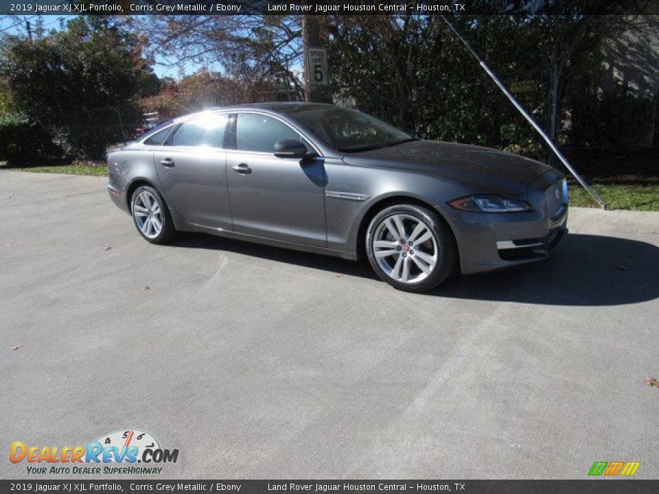 2019 Jaguar XJ XJL Portfolio Corris Grey Metallic / Ebony Photo #1