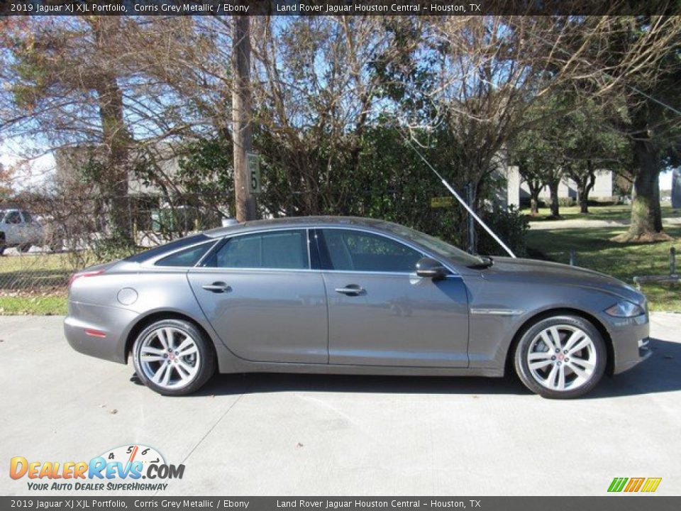 2019 Jaguar XJ XJL Portfolio Corris Grey Metallic / Ebony Photo #6