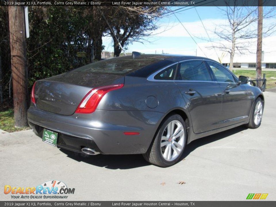 2019 Jaguar XJ XJL Portfolio Corris Grey Metallic / Ebony Photo #7
