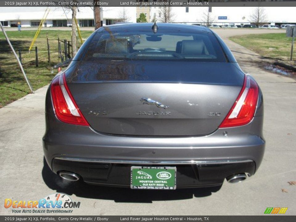 2019 Jaguar XJ XJL Portfolio Corris Grey Metallic / Ebony Photo #8