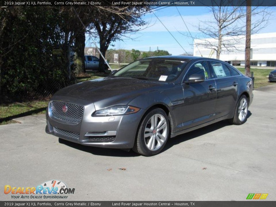 2019 Jaguar XJ XJL Portfolio Corris Grey Metallic / Ebony Photo #10