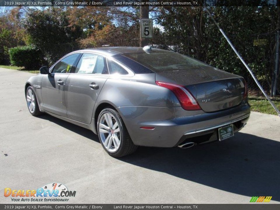 2019 Jaguar XJ XJL Portfolio Corris Grey Metallic / Ebony Photo #12