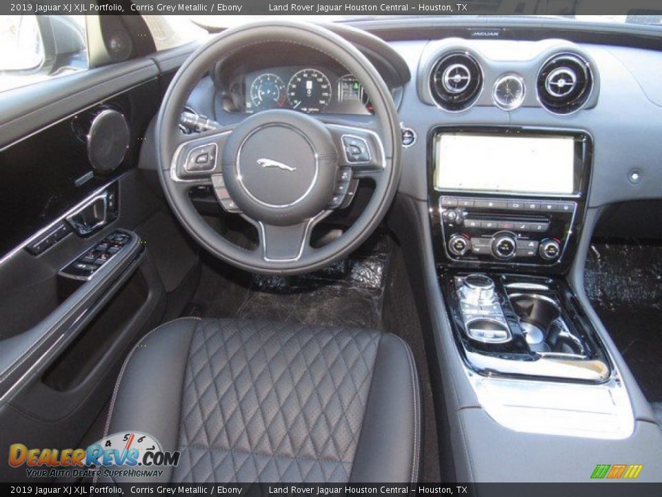2019 Jaguar XJ XJL Portfolio Corris Grey Metallic / Ebony Photo #14