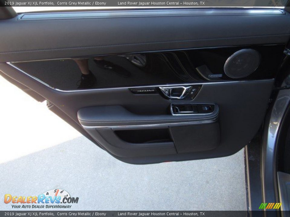 2019 Jaguar XJ XJL Portfolio Corris Grey Metallic / Ebony Photo #23