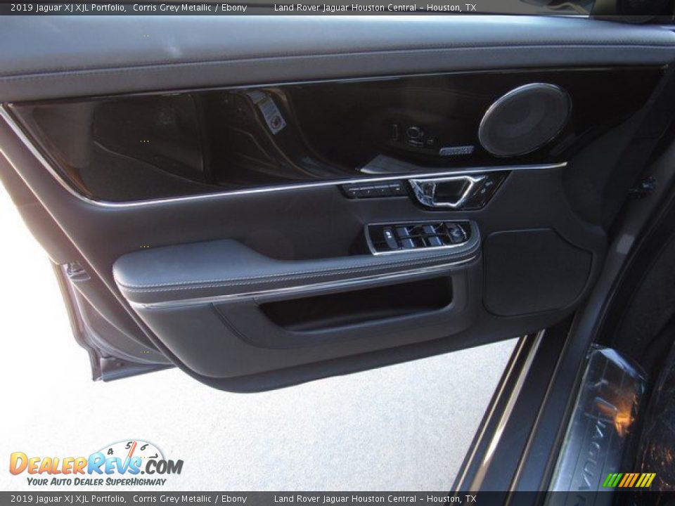 2019 Jaguar XJ XJL Portfolio Corris Grey Metallic / Ebony Photo #24