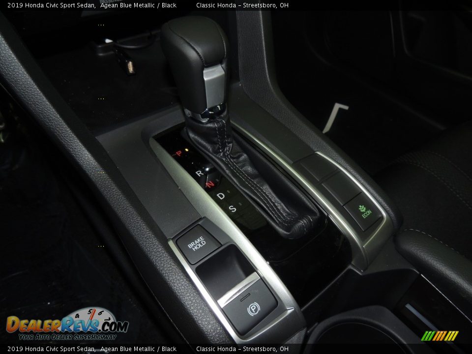 2019 Honda Civic Sport Sedan Agean Blue Metallic / Black Photo #20