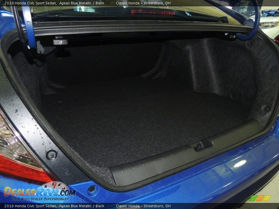 2019 Honda Civic Sport Sedan Agean Blue Metallic / Black Photo #21