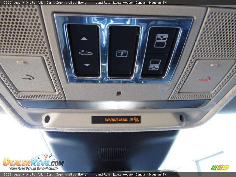 2019 Jaguar XJ XJL Portfolio Corris Grey Metallic / Ebony Photo #36