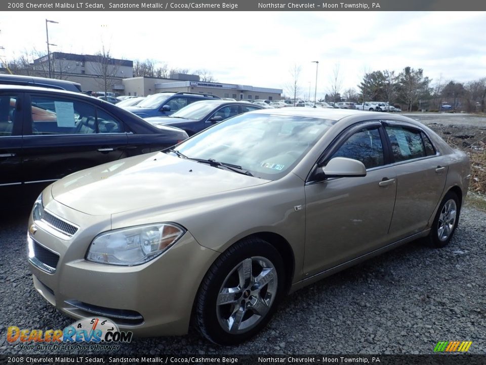 2008 Chevrolet Malibu LT Sedan Sandstone Metallic / Cocoa/Cashmere Beige Photo #1