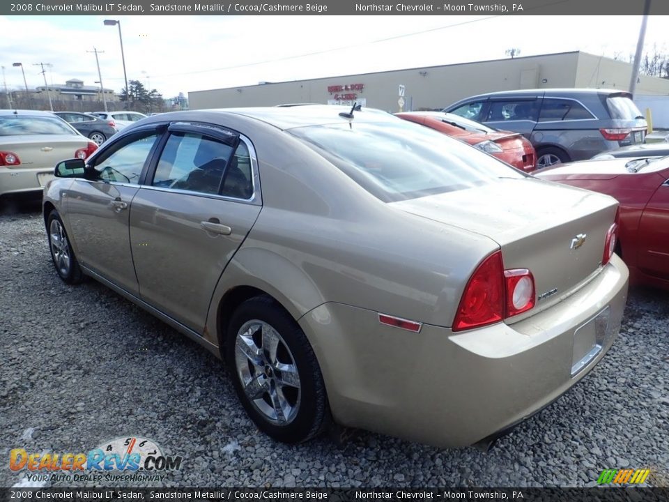 2008 Chevrolet Malibu LT Sedan Sandstone Metallic / Cocoa/Cashmere Beige Photo #2