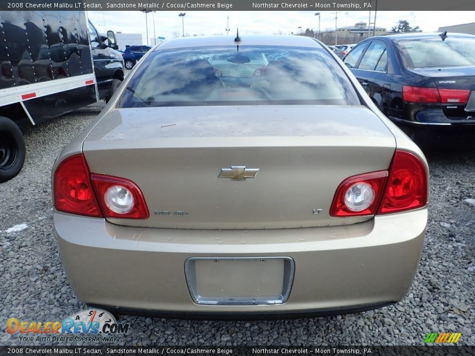 2008 Chevrolet Malibu LT Sedan Sandstone Metallic / Cocoa/Cashmere Beige Photo #3