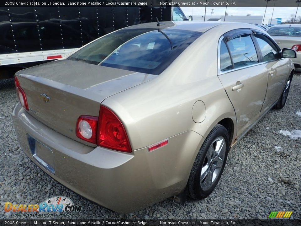 2008 Chevrolet Malibu LT Sedan Sandstone Metallic / Cocoa/Cashmere Beige Photo #4