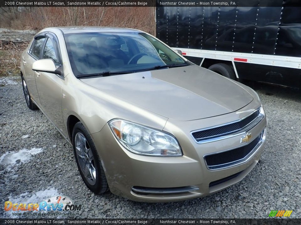 2008 Chevrolet Malibu LT Sedan Sandstone Metallic / Cocoa/Cashmere Beige Photo #5