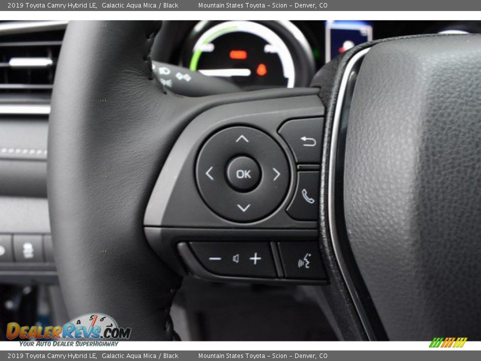 2019 Toyota Camry Hybrid LE Steering Wheel Photo #26