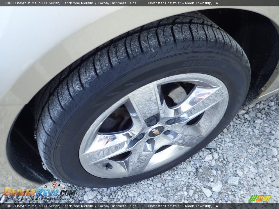 2008 Chevrolet Malibu LT Sedan Sandstone Metallic / Cocoa/Cashmere Beige Photo #7