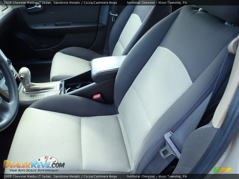 2008 Chevrolet Malibu LT Sedan Sandstone Metallic / Cocoa/Cashmere Beige Photo #8