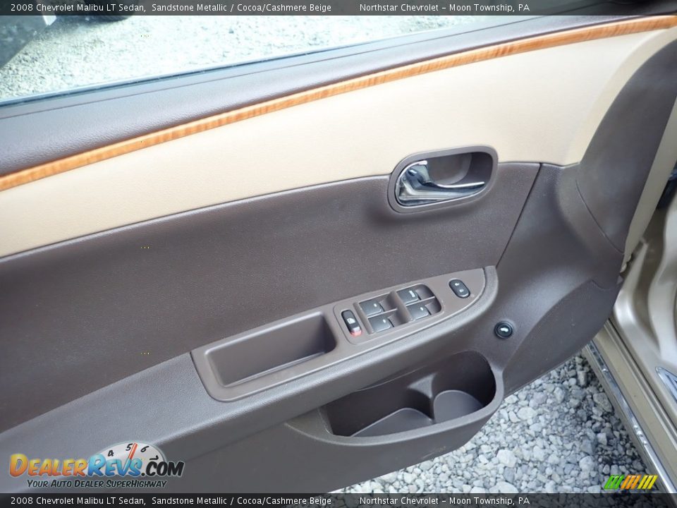 2008 Chevrolet Malibu LT Sedan Sandstone Metallic / Cocoa/Cashmere Beige Photo #11