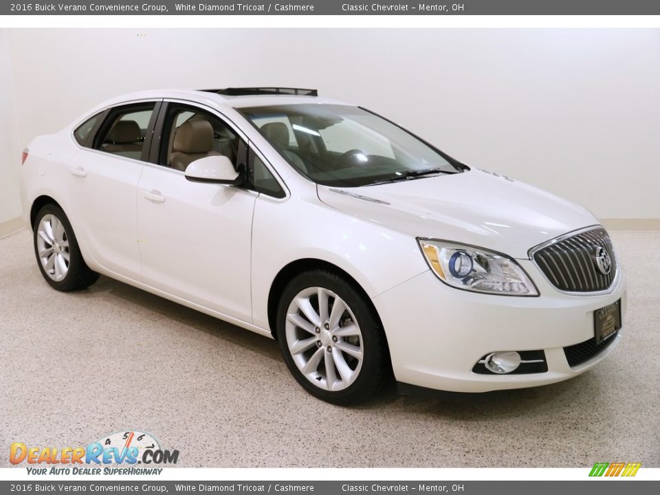 2016 Buick Verano Convenience Group White Diamond Tricoat / Cashmere Photo #1