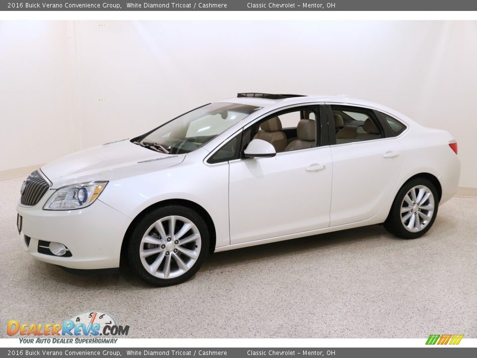 2016 Buick Verano Convenience Group White Diamond Tricoat / Cashmere Photo #3