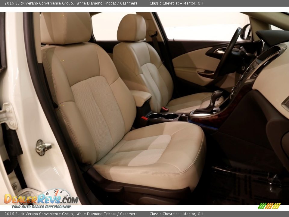2016 Buick Verano Convenience Group White Diamond Tricoat / Cashmere Photo #16