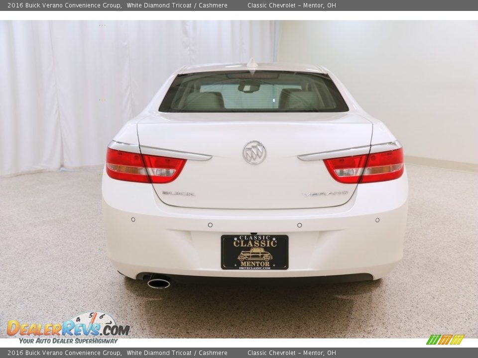 2016 Buick Verano Convenience Group White Diamond Tricoat / Cashmere Photo #19