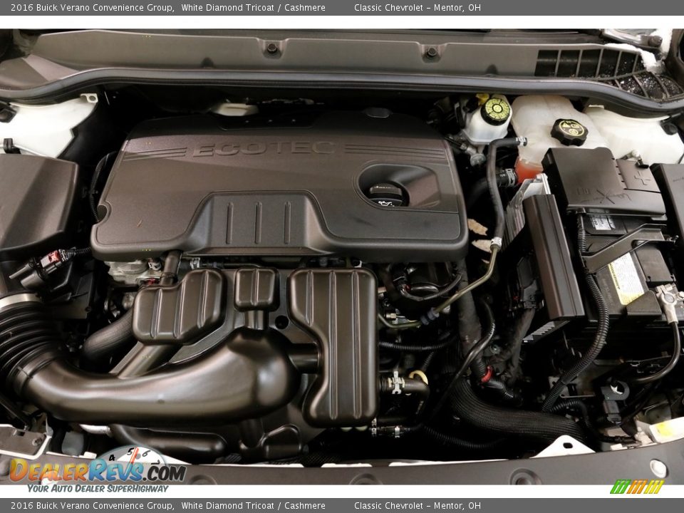 2016 Buick Verano Convenience Group White Diamond Tricoat / Cashmere Photo #20
