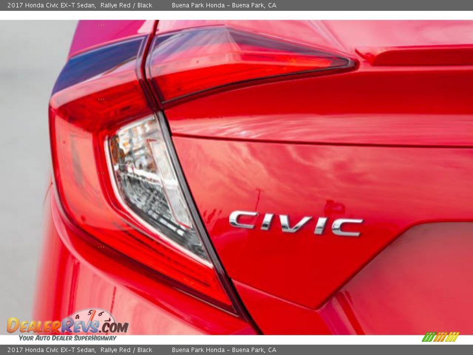 2017 Honda Civic EX-T Sedan Rallye Red / Black Photo #11
