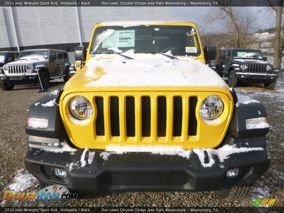 2019 Jeep Wrangler Sport 4x4 Hellayella / Black Photo #9