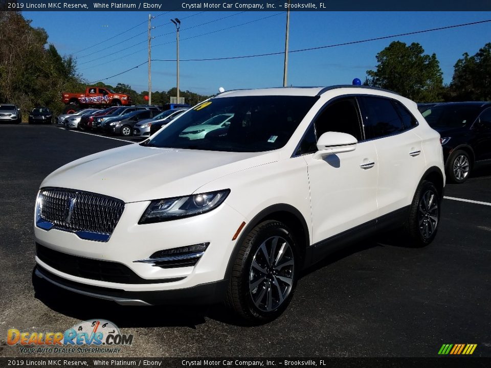 2019 Lincoln MKC Reserve White Platinum / Ebony Photo #1