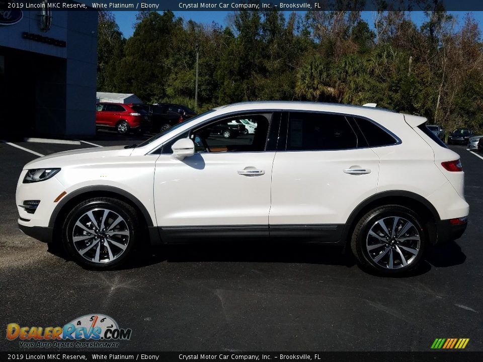 2019 Lincoln MKC Reserve White Platinum / Ebony Photo #2